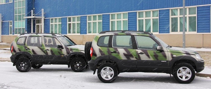 Chevrolet NIVA цвета «Камуфляж»