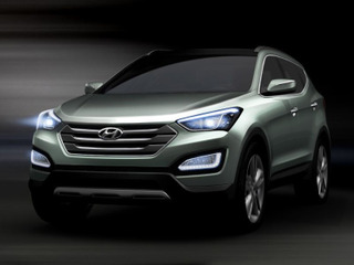 Hyundai обнародовал первые изображения нового Santa Fe