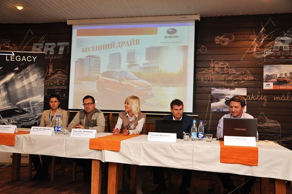 Пресс конференция посвященная презентации Subaru XV 2012 модельного года