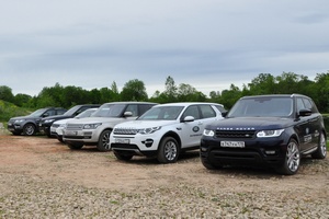 В Гатчине прошло роуд-шоу Jaguar Land Rover