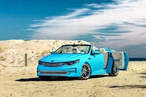 Экспозиция компании KIA на выставке SEMA-2015 посвящена духу автомобильных путешествий.