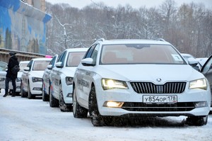 Škoda Superb и Ленинград в главной роли