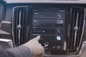 Volvo интегрирует программу Skype for Business в модели 90-ой серии