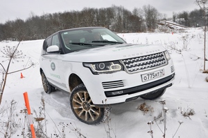 Зимний экстрим в школе внедорожного вождения Jaguar Land Rover Experience