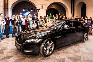 27 марта прошла презентация нового Jaguar XF в Бастионе Императора Павла